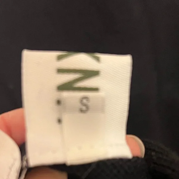 Oxknit Black Lightning Bolt Pencil Skirt, Size Small - Picture 7 of 8